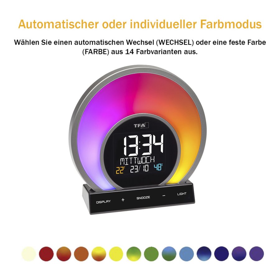 TFA 60.2026.01 SOLUNA Lichtwecker m.Farbwechsel #9