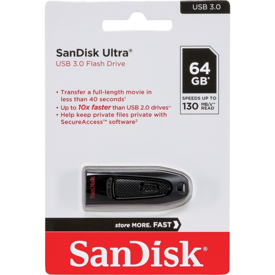 SanDisk Ultra USB 3.0       64GB up to 100MB/s    SDCZ48-064G-U46 #1