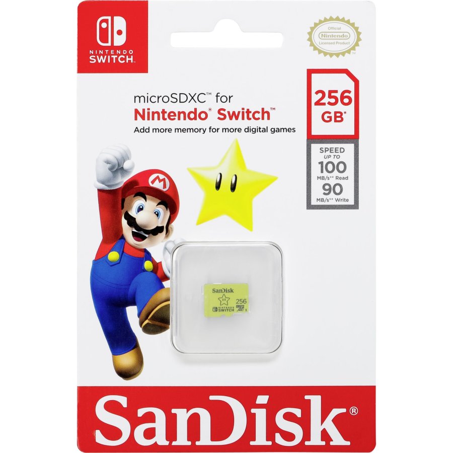 SanDisk MicroSDXC 100MB    256GB Nintendo      SDSQXAO-256G-GNCZN #1