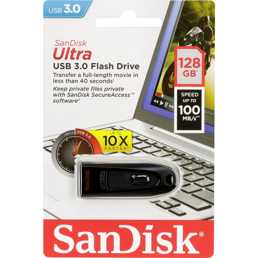 SanDisk Ultra USB 3.0      128GB up to 100MB/s    SDCZ48-128G-U46 #1