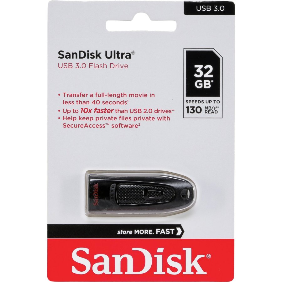 SanDisk Ultra USB 3.0       32GB up to 100MB/s    SDCZ48-032G-U46 #1