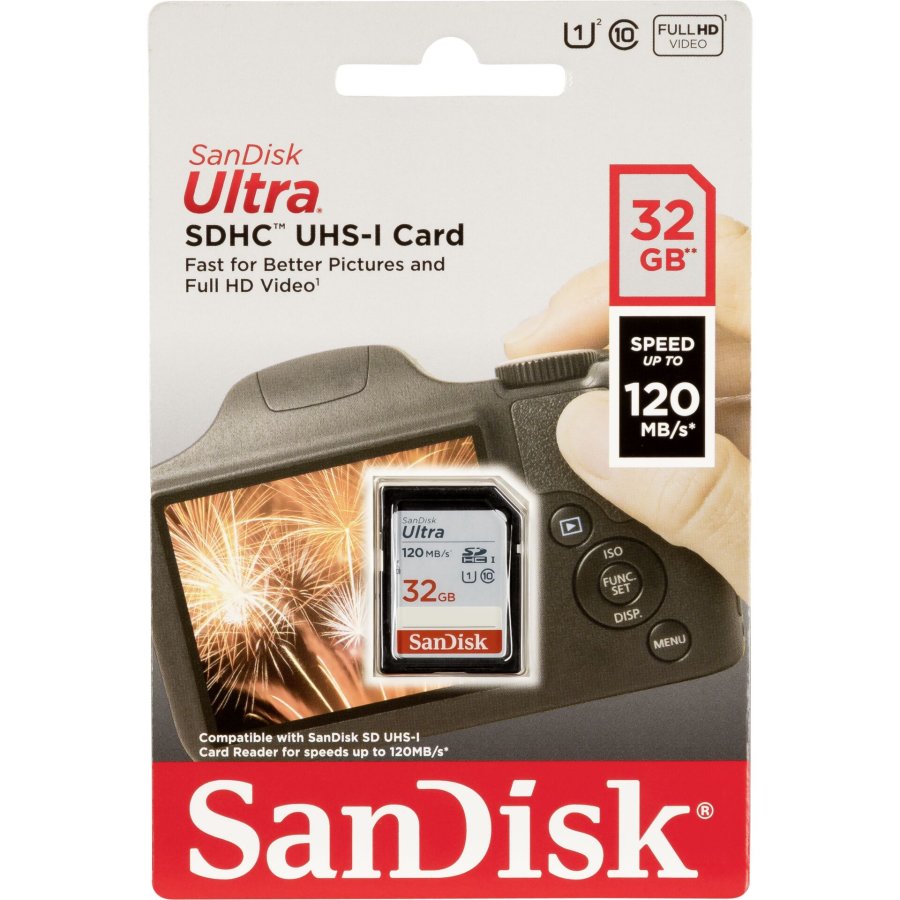 SanDisk Ultra SDHC UHS-I    32GB 120MB/s       SDSDUN4-032G-GN6IN #1