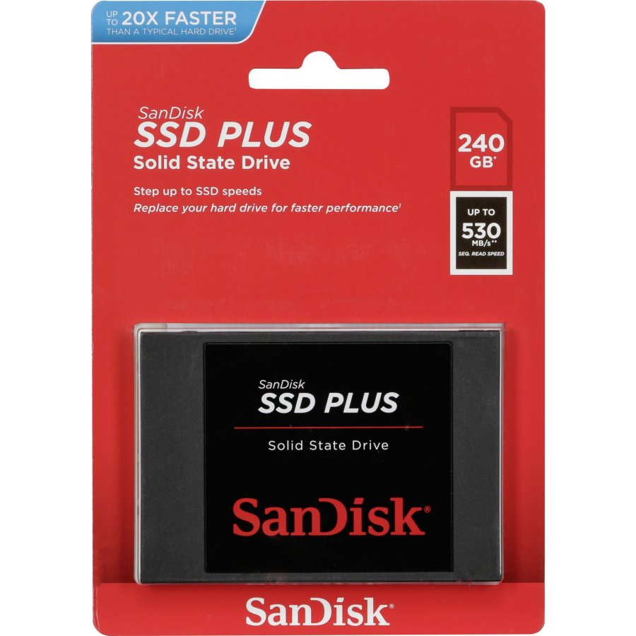 SanDisk SSD Plus           240GB Read 530 MB/s    SDSSDA-240G-G26 #1