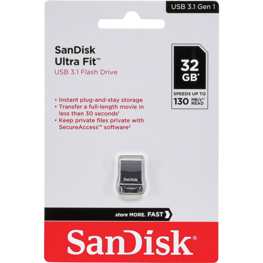 SanDisk Cruzer Ultra Fit    32GB USB 3.1         SDCZ430-032G-G46 #1