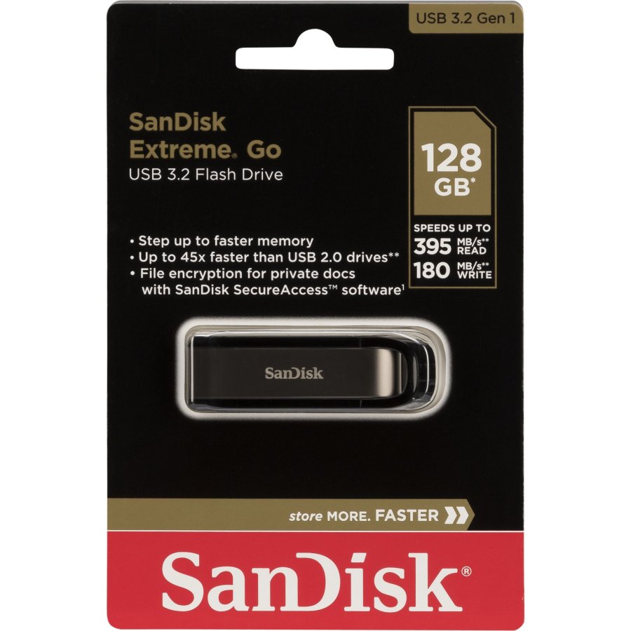 SanDisk Cruzer Extreme Go  128GB USB 3.2         SDCZ810-128G-G46 #1