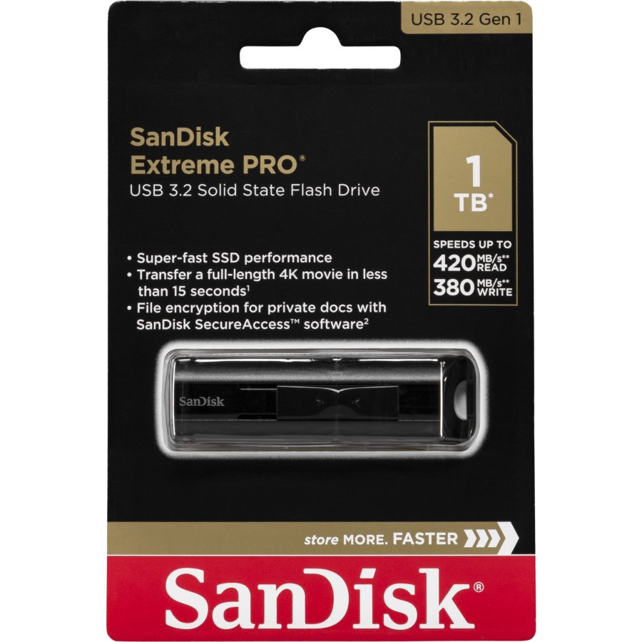 SanDisk Cruzer Extreme PRO   1TB USB 3.2         SDCZ880-1T00-G46 #1