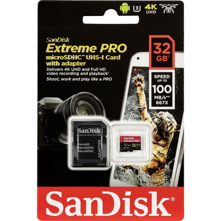 SanDisk Extreme Pro 32 GB MicroSDHC UHS-I Klasse 10 #1