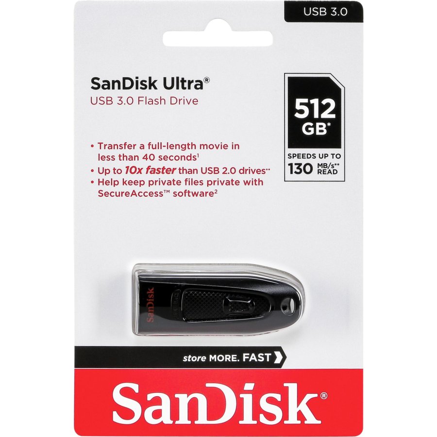 SanDisk Ultra USB 3.0      512GB up to 130MB/s    SDCZ48-512G-G46 #1