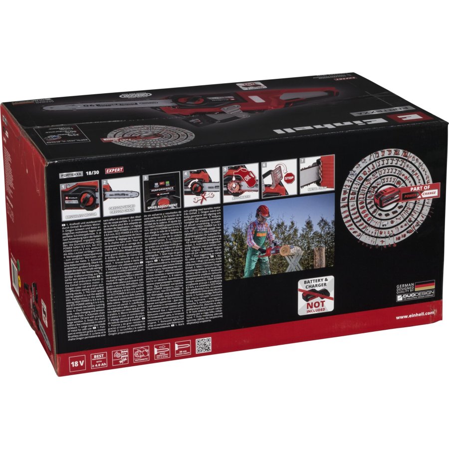 Einhell FORTEXXA 18/30 cordless chainsaw #6