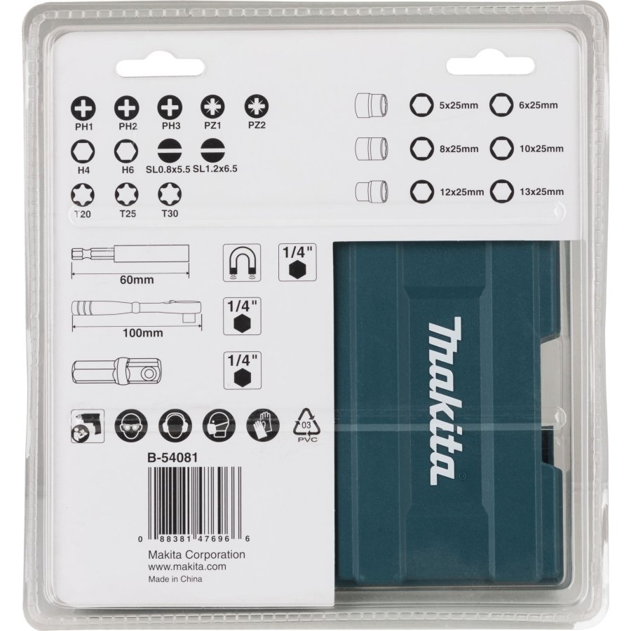 Makita B-54081 Ratchet + Bit Set #2