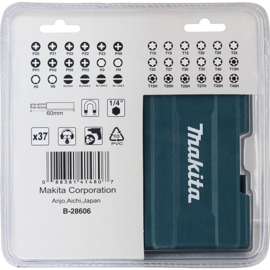Makita B-28606 Bit-Set 37pcs. #2