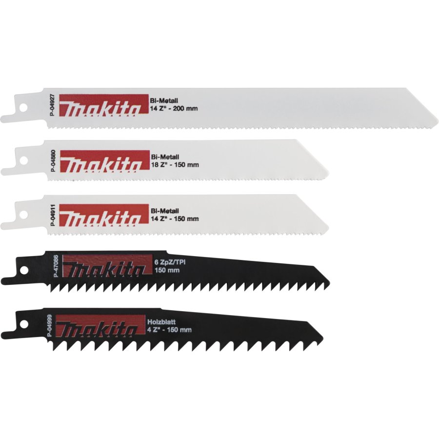 Makita P-83967 Recipro Starter Set Uni 5pcs. #1