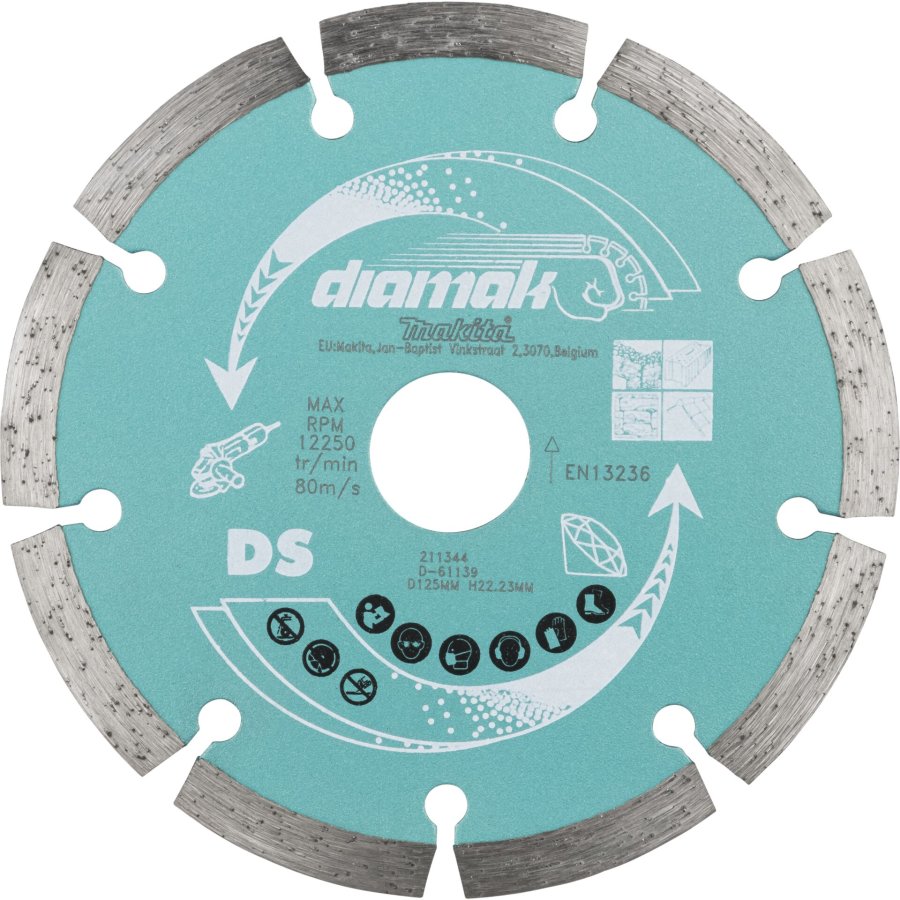 Makita D-61139        DIAMAK Diamond Wheel 125x22,23 #1