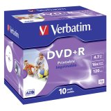 1x10 Verbatim DVD+R 4,7GB Jewel 16x Speed, printable #1