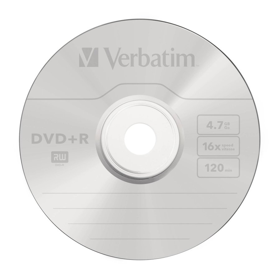 1x25 Verbatim DVD+R 4,7GB 16x Speed, matt silver #3