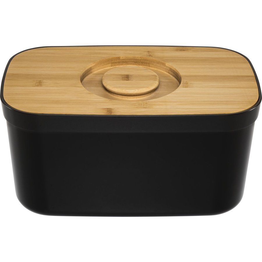 Joseph Joseph Bread Bin with Bamboo Lid black #1