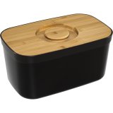 Joseph Joseph Bread Bin with Bamboo Lid black #2