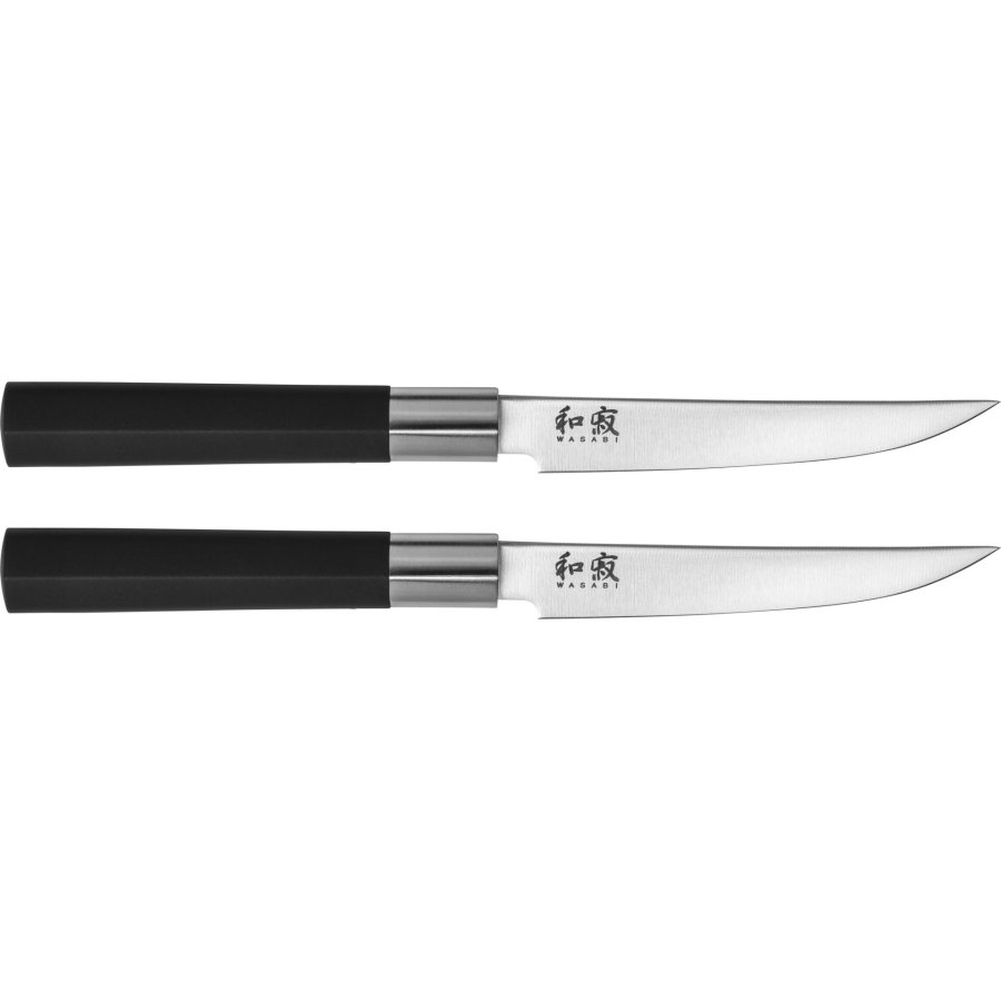 KAI Wasabi Black steak knife set 67S-4 #1