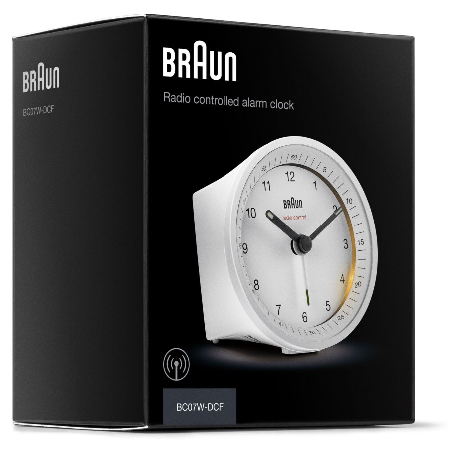 Braun BC 07 W-DCF Radio alarm clock white #6