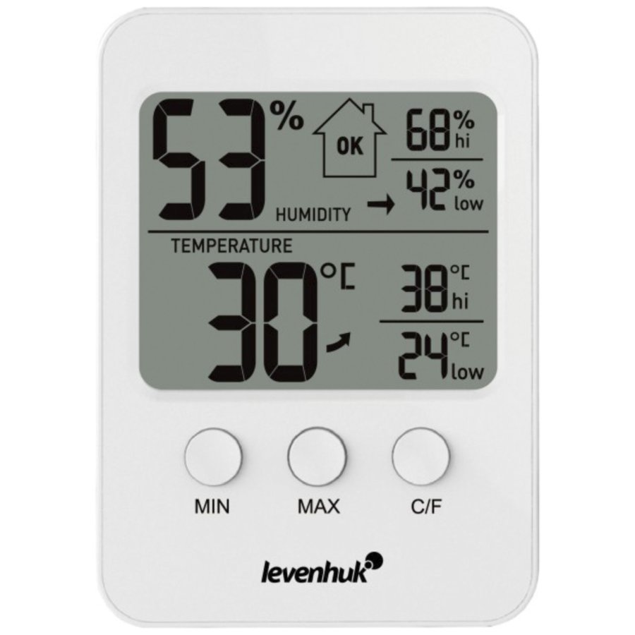 Levenhuk Wezzer BASE L30 Thermohygrometer white #1