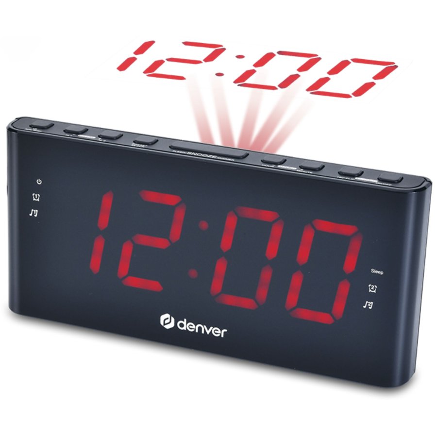Denver CPR-710 vkkeur Digital alarmur Sort #1
