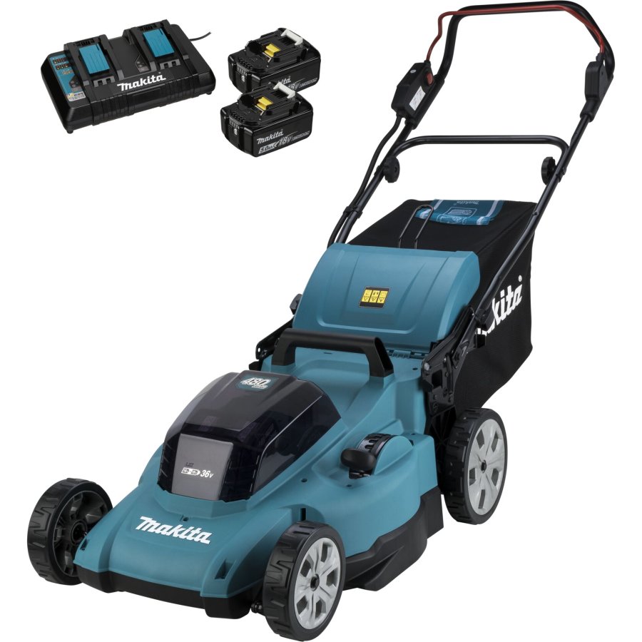 Makita DLM480PT2 cordless lawn mower #1