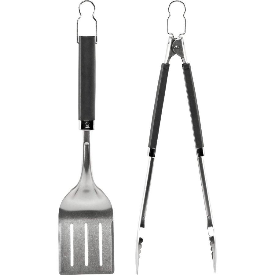 Weber Grill Cutlery Precision 2 pcs Stainless Steel black #1