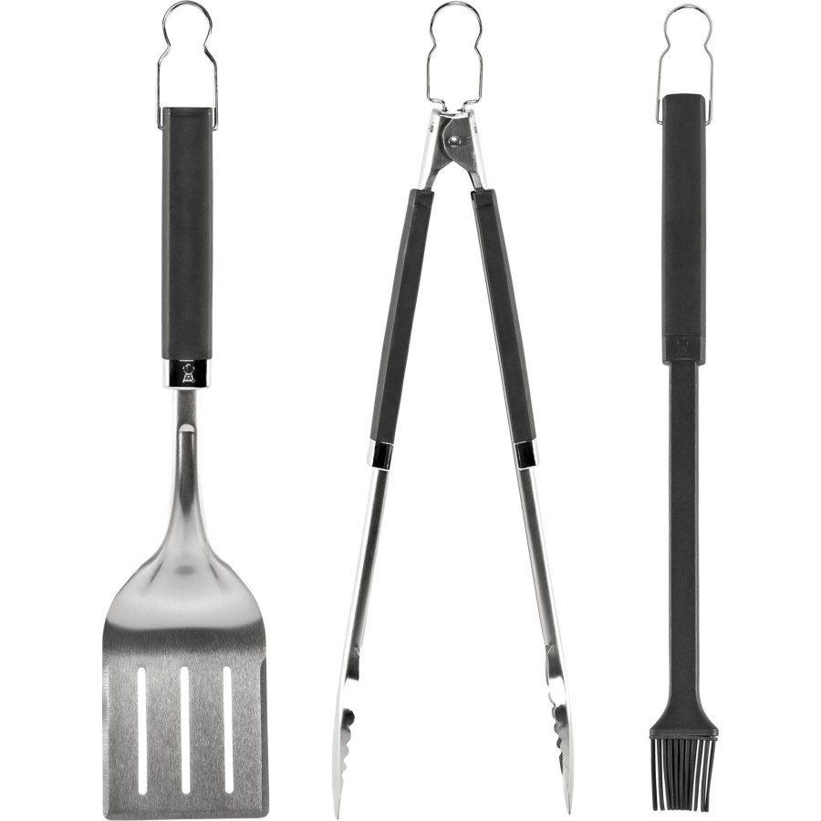 Weber Grill Cutlery Precision 3 pcs, Stainless Steel black #1