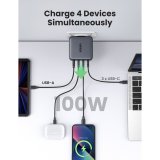 UGREEN USB-A+3xUSB-C 100W GaN Wall Charger USB C-C Cable Black #2