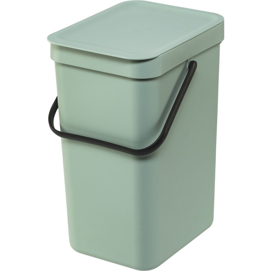 Brabantia Sort & Go Waste Bin 2 x 12 L Dark Grey & Jade Green #2