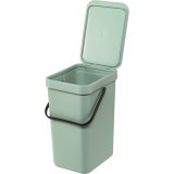 Brabantia Sort & Go Waste Bin 2 x 12 L Dark Grey & Jade Green #3
