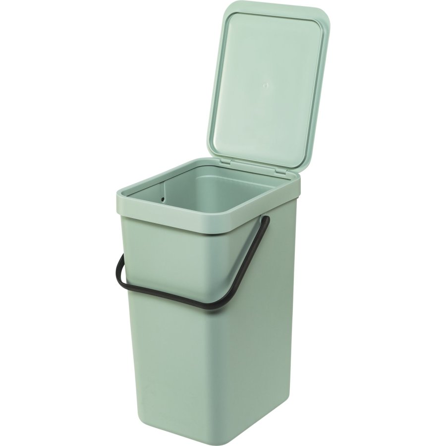 Brabantia Sort & Go Waste Bin 2 x 16 L Dark Grey & Jade Green #3