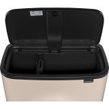 Brabantia Waste Bin Bo Touch Bin 11 + 23 L Soft Beige #4