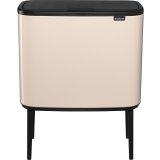 Brabantia Waste Bin Bo Touch Bin 3 x 11 L Soft Beige #1