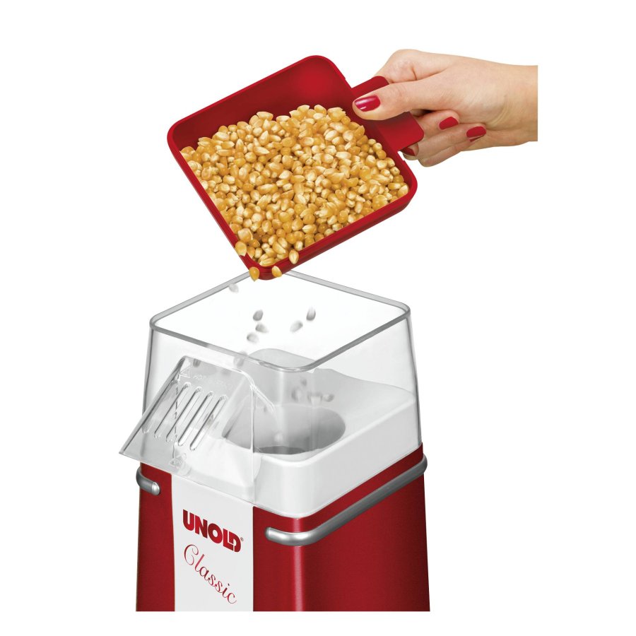Unold Classic popcornmaskine R�d, S�lv, Hvid 900 W #3