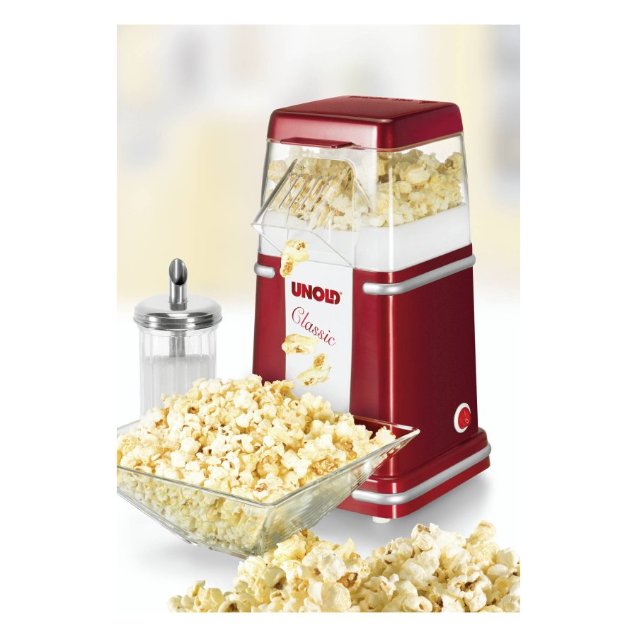 Unold Classic popcornmaskine R�d, S�lv, Hvid 900 W #5
