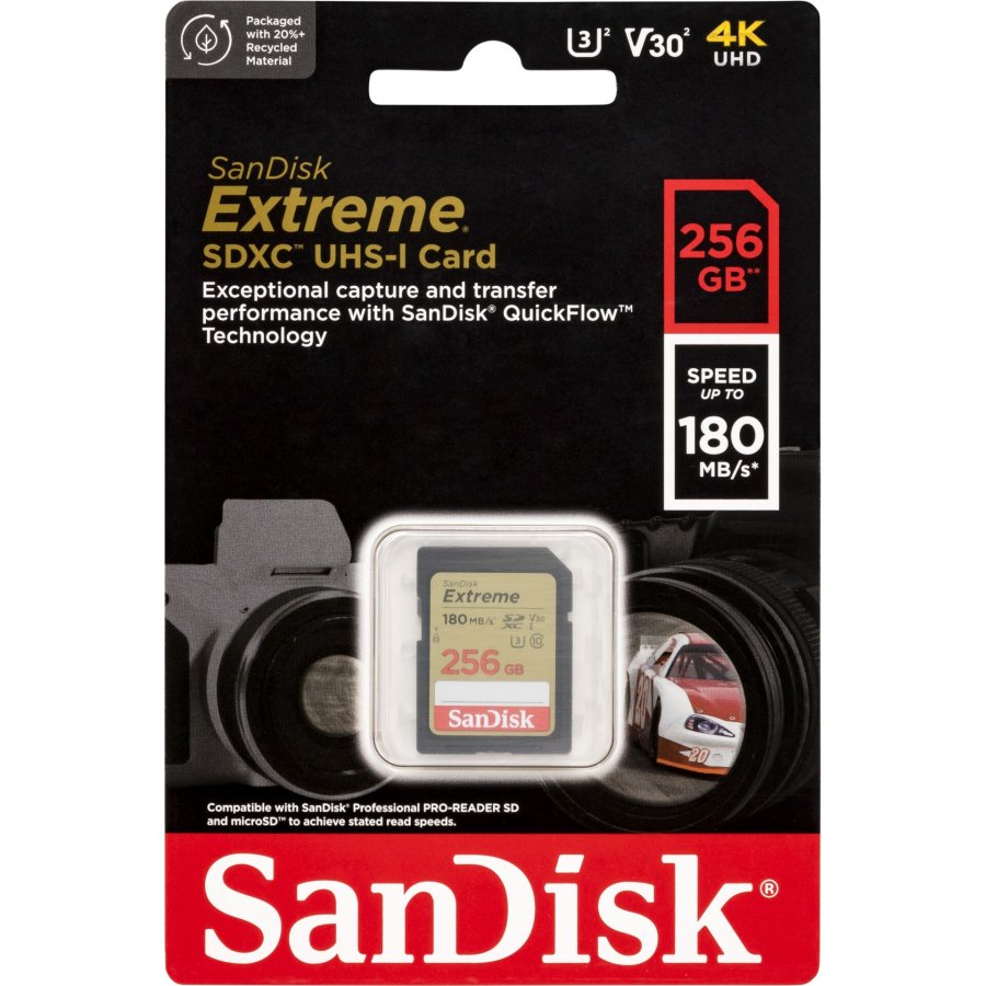SanDisk Extreme SDXC       256GB UHS-I C10 U3 V30 #1