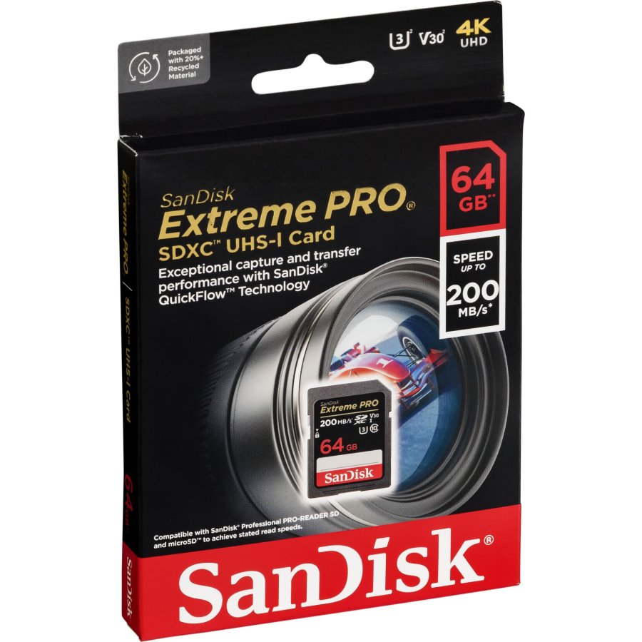 SanDisk Extreme Pro SDXC    64GB UHS-I C10 U3 V30 #1