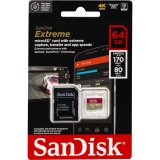 SanDisk microSDXC           64GB Extreme A2 C10 V30 UHS-I U3 #1