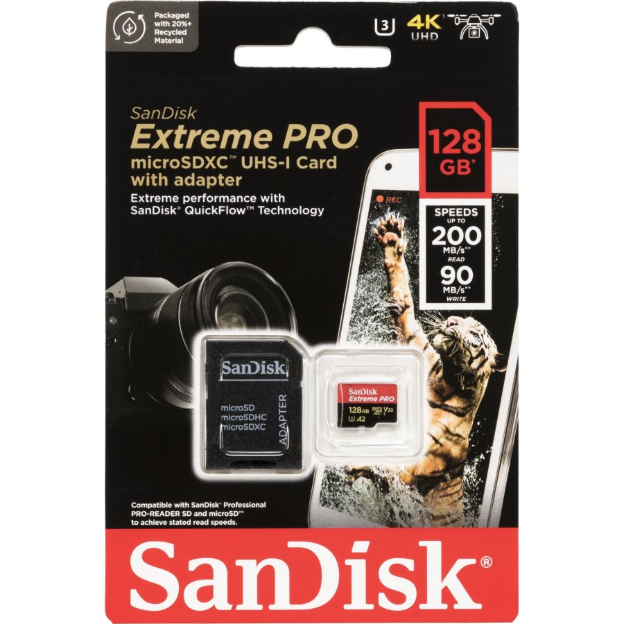 SanDisk microSDXC          128GB Extreme Pro A2 C10 V30 UHS-I U3 #1