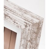 ZEP Nelson 6  white/brown  15x15 Wood Frame V21156 #2