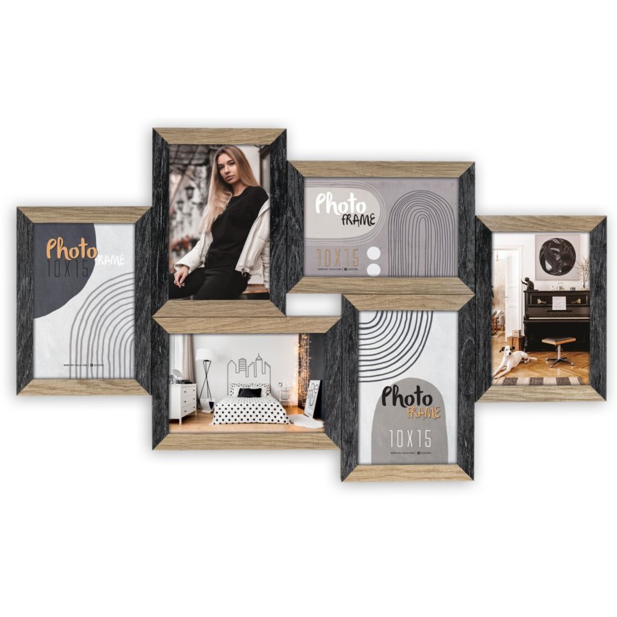 ZEP Vercelli black       6x10x15 Wood Gallery DN688B #1