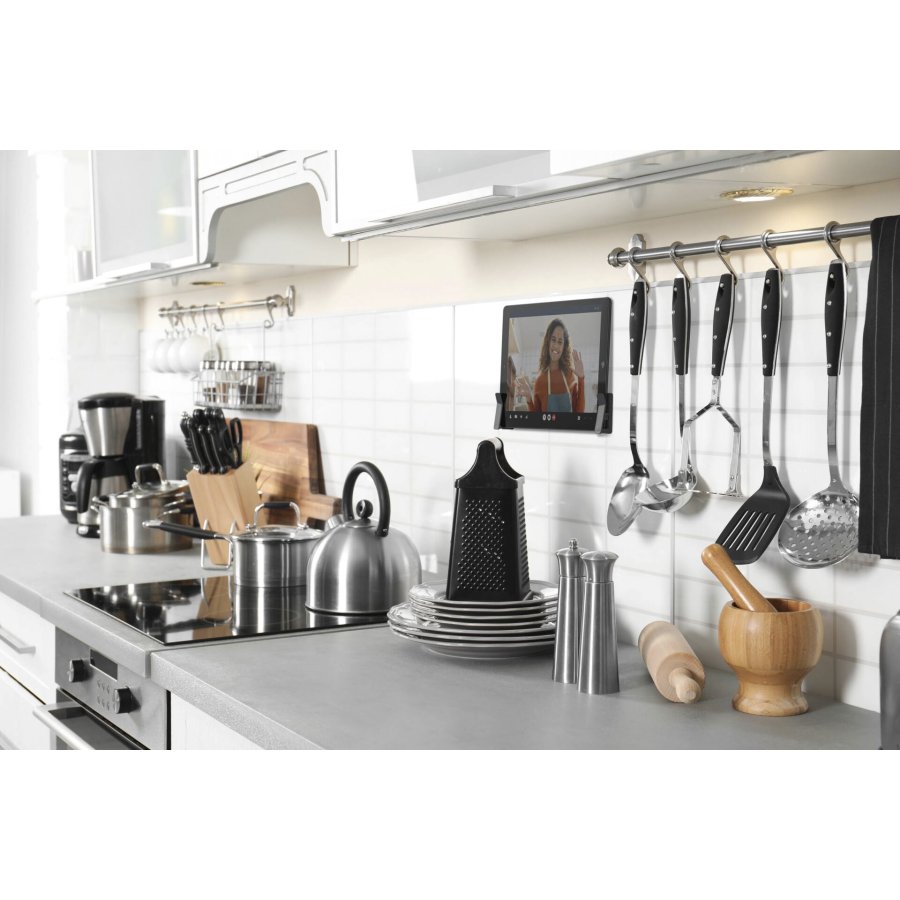 Durable Tablet Wall mount VISIOCLIP, anthracite 893958 #9