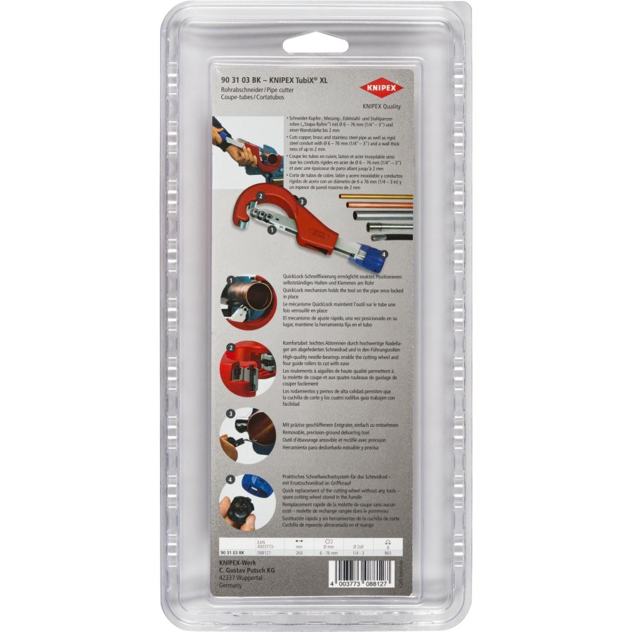 KNIPEX Pipe Cutter TubiXL XL #2