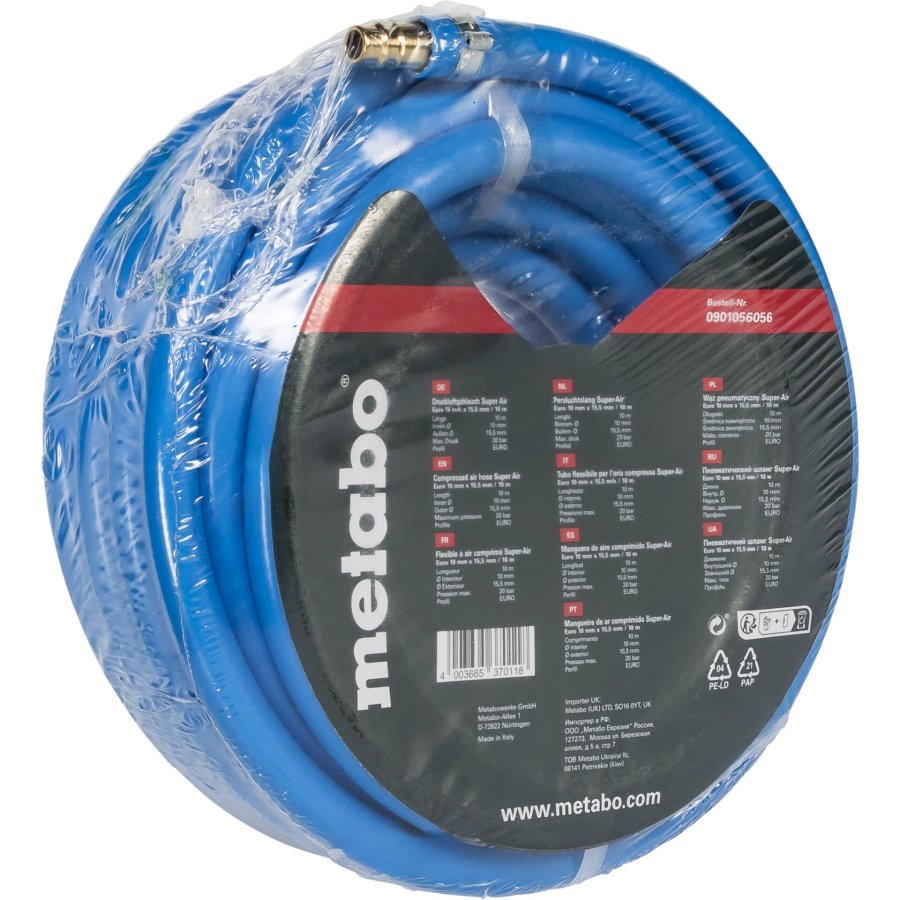 Metabo Compressed Air Hose Super-Air EURO 10x15,5/10m #1