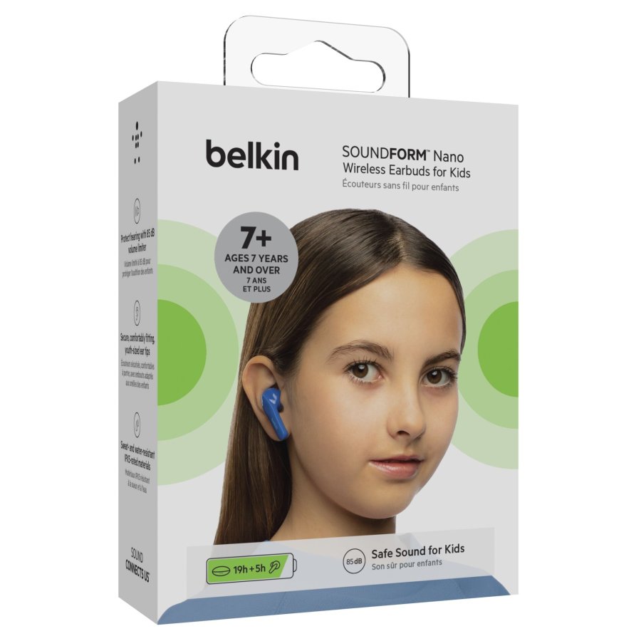 Belkin Soundform Nano Wireless Kids In-Ear blue PAC003btBL #7