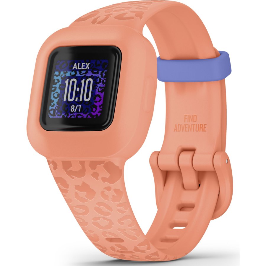 Garmin vivofit jr. 3 Peach Leopard #2