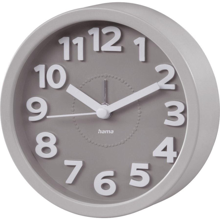 Hama Alarm Clock Retro, round Taupe, silent             186324 #1