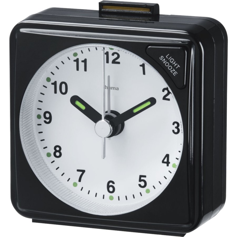 Hama Travel Clock A50, black fluorescent Hand       186329 #1