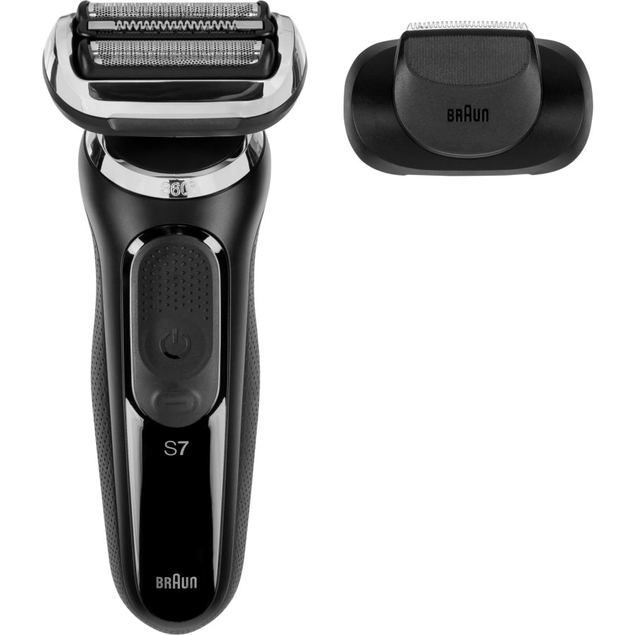 Braun Series 7 71-N7200cc V�d- og t�rbarbermaskine Sort #1